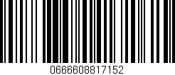 Código de barras (EAN, GTIN, SKU, ISBN): '0666608817152'