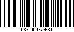 Código de barras (EAN, GTIN, SKU, ISBN): '0669099776564'