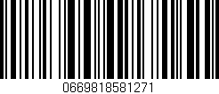 Código de barras (EAN, GTIN, SKU, ISBN): '0669818581271'