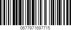 Código de barras (EAN, GTIN, SKU, ISBN): '0677971697715'