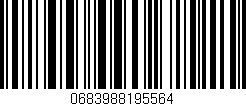 Código de barras (EAN, GTIN, SKU, ISBN): '0683988195564'