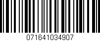 Código de barras (EAN, GTIN, SKU, ISBN): '071641034907'