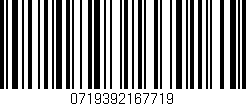 Código de barras (EAN, GTIN, SKU, ISBN): '0719392167719'