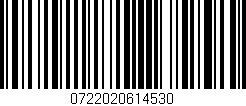 Código de barras (EAN, GTIN, SKU, ISBN): '0722020614530'