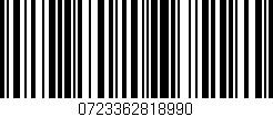 Código de barras (EAN, GTIN, SKU, ISBN): '0723362818990'