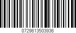 Código de barras (EAN, GTIN, SKU, ISBN): '0729613503936'