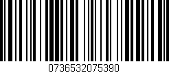 Código de barras (EAN, GTIN, SKU, ISBN): '0736532075390'