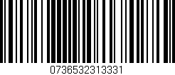 Código de barras (EAN, GTIN, SKU, ISBN): '0736532313331'