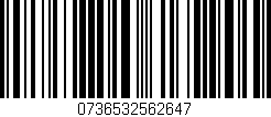 Código de barras (EAN, GTIN, SKU, ISBN): '0736532562647'