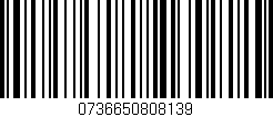 Código de barras (EAN, GTIN, SKU, ISBN): '0736650808139'