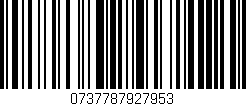 Código de barras (EAN, GTIN, SKU, ISBN): '0737787927953'