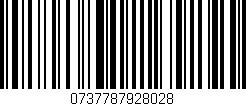 Código de barras (EAN, GTIN, SKU, ISBN): '0737787928028'