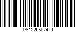 Código de barras (EAN, GTIN, SKU, ISBN): '0751320587473'