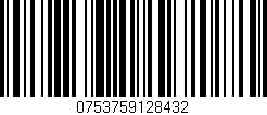 Código de barras (EAN, GTIN, SKU, ISBN): '0753759128432'