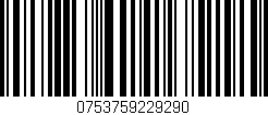 Código de barras (EAN, GTIN, SKU, ISBN): '0753759229290'