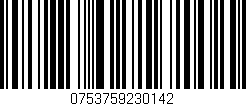 Código de barras (EAN, GTIN, SKU, ISBN): '0753759230142'