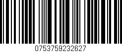 Código de barras (EAN, GTIN, SKU, ISBN): '0753759232627'