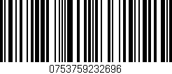 Código de barras (EAN, GTIN, SKU, ISBN): '0753759232696'