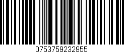 Código de barras (EAN, GTIN, SKU, ISBN): '0753759232955'