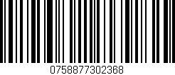 Código de barras (EAN, GTIN, SKU, ISBN): '0758877302368'