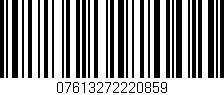 Código de barras (EAN, GTIN, SKU, ISBN): '07613272220859'