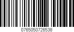 Código de barras (EAN, GTIN, SKU, ISBN): '0765050726538'