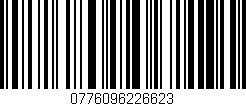 Código de barras (EAN, GTIN, SKU, ISBN): '0776096226623'