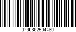 Código de barras (EAN, GTIN, SKU, ISBN): '0780682504460'