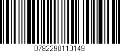 Código de barras (EAN, GTIN, SKU, ISBN): '0782290110149'