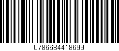 Código de barras (EAN, GTIN, SKU, ISBN): '0786684418699'