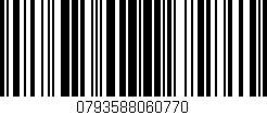 Código de barras (EAN, GTIN, SKU, ISBN): '0793588060770'