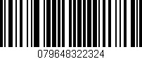 Código de barras (EAN, GTIN, SKU, ISBN): '079648322324'