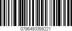 Código de barras (EAN, GTIN, SKU, ISBN): '0796483356221'