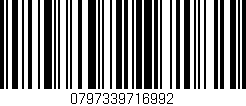 Código de barras (EAN, GTIN, SKU, ISBN): '0797339716992'