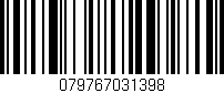 Código de barras (EAN, GTIN, SKU, ISBN): '079767031398'