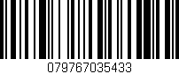 Código de barras (EAN, GTIN, SKU, ISBN): '079767035433'