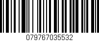 Código de barras (EAN, GTIN, SKU, ISBN): '079767035532'