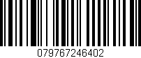 Código de barras (EAN, GTIN, SKU, ISBN): '079767246402'