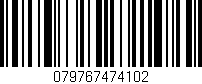 Código de barras (EAN, GTIN, SKU, ISBN): '079767474102'