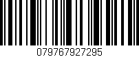 Código de barras (EAN, GTIN, SKU, ISBN): '079767927295'
