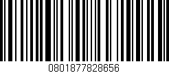 Código de barras (EAN, GTIN, SKU, ISBN): '0801877828656'