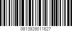 Código de barras (EAN, GTIN, SKU, ISBN): '0813928011627'