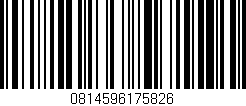 Código de barras (EAN, GTIN, SKU, ISBN): '0814596175826'