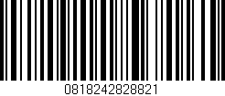 Código de barras (EAN, GTIN, SKU, ISBN): '0818242828821'