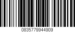 Código de barras (EAN, GTIN, SKU, ISBN): '0835779944909'