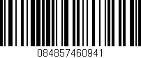 Código de barras (EAN, GTIN, SKU, ISBN): '084857460941'