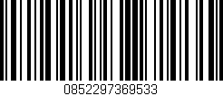 Código de barras (EAN, GTIN, SKU, ISBN): '0852297369533'