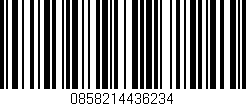 Código de barras (EAN, GTIN, SKU, ISBN): '0858214436234'