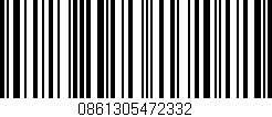 Código de barras (EAN, GTIN, SKU, ISBN): '0861305472332'