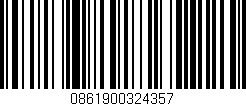 Código de barras (EAN, GTIN, SKU, ISBN): '0861900324357'